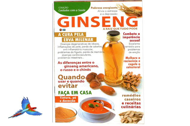 Ginseng  Natural Health Food cover of magazine 