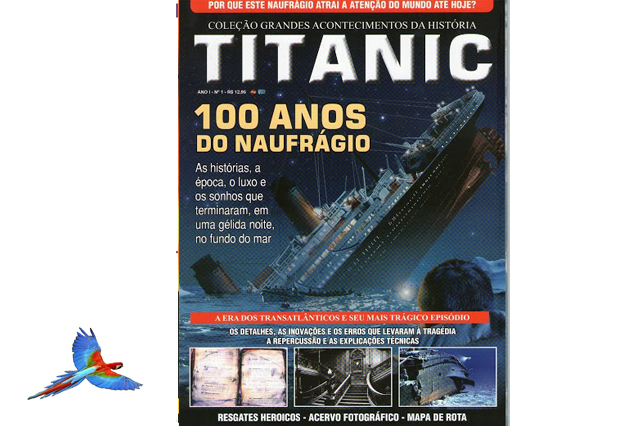Titanic Vessel picture cover of magazine 